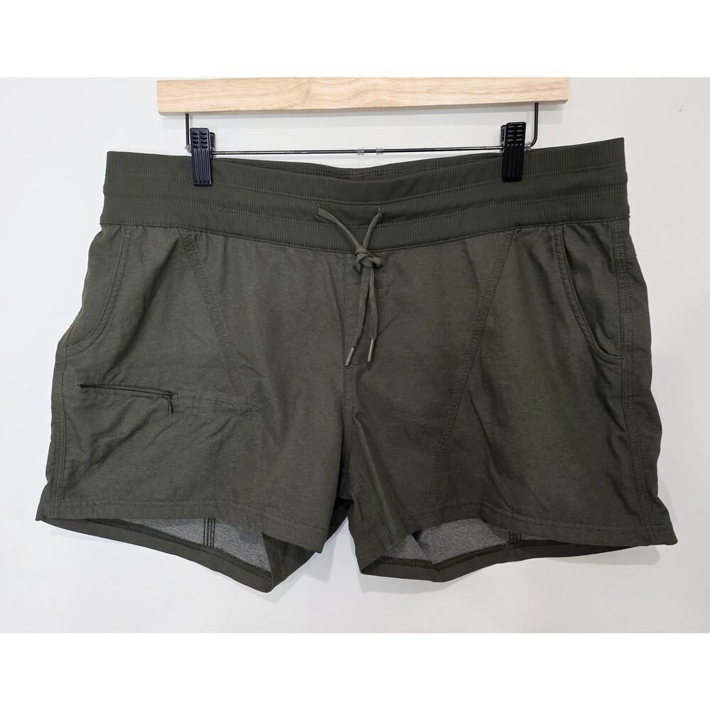 North Face Drawstring Green Shorts Women's Size XL